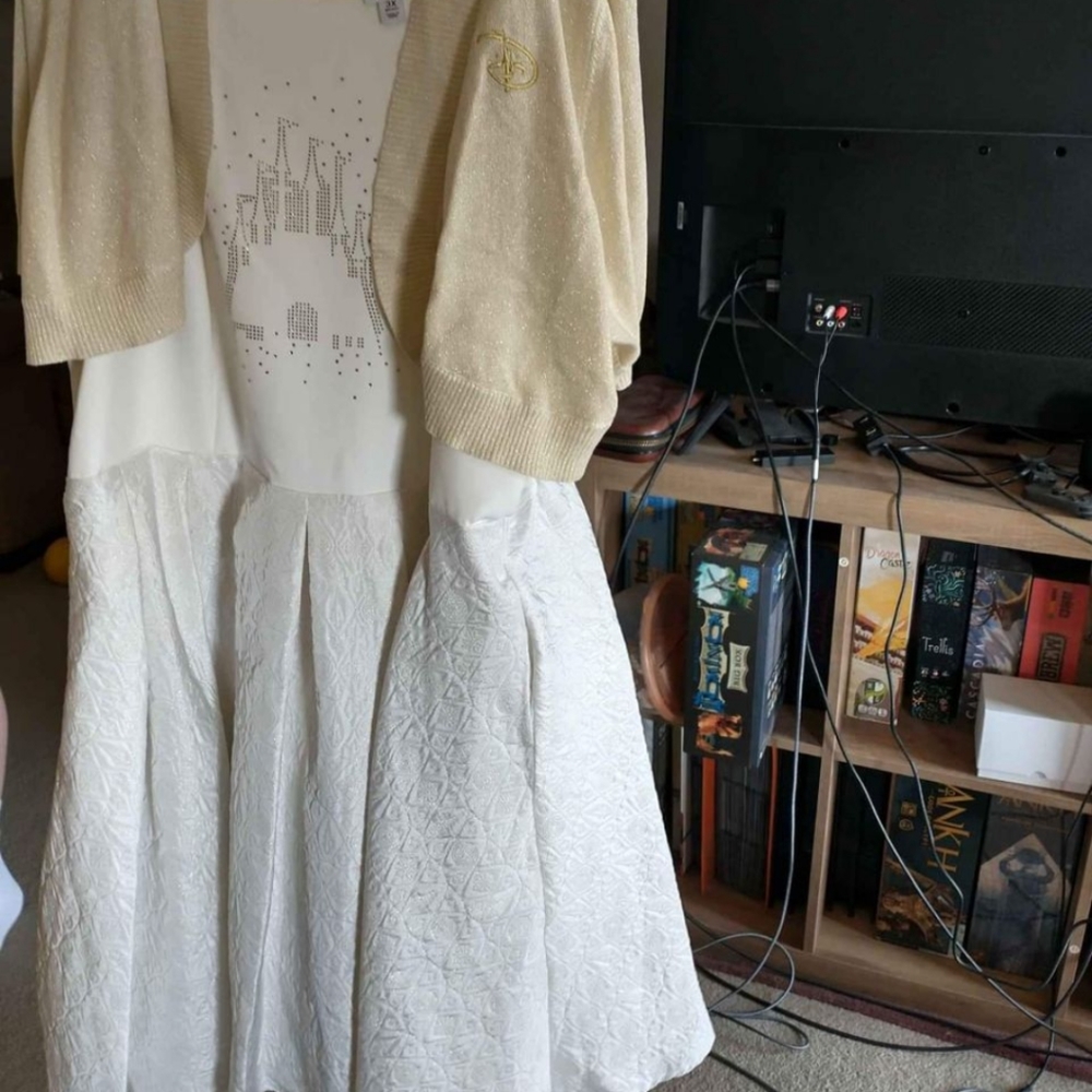 Disney Fantasyland Castle Dress with Cardigan